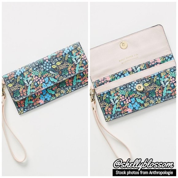 NWT Rifle Paper Co. Meadow Travel Wallet - Picture 1 of 10